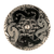 Black Glass Button