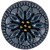 Cameron Blue Small Floral Button