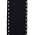 Grosgrain - Black/White Saddle Stitch / Grosgrain Only