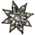 Iridescent/Clear Star Brooch