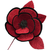 Red / Black Luster Velvet