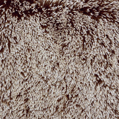 fabric swatch of Silver Tipped Fox in Brown Faux Fur - Handmade in the USA by Pandemonium Seattle