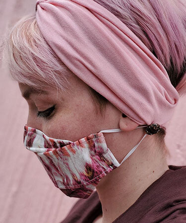 Ear Saver | Pink Planet | Handmade by Pandemonium Seattle WA USA