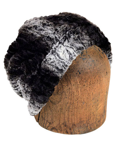Men&#39;s Beanie Hat | Sequoia Faux Fur | Handmade in Seattle, WA by Pandemonium Millinery USA