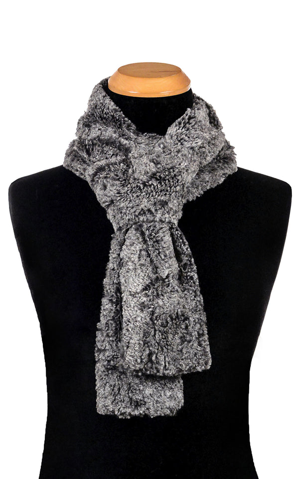 Men's Classic Scarf - Luxury Faux Fur in Nimbus (Limited