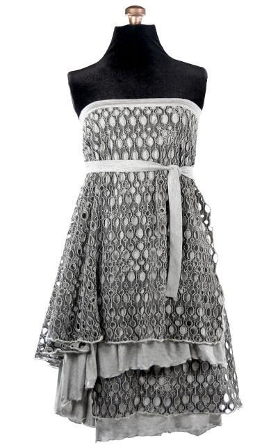 Multi-Wrap as a dress | Lunar Landing with Silvery Moon Jersey Knit | Handmade by Pandemonium Millinery | Seattle WA USA