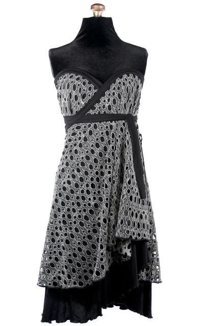Multi-Wrap as a dress | Lunar Landing with Abyss Jersey Knit | Handmade by Pandemonium Millinery | Seattle WA USA
