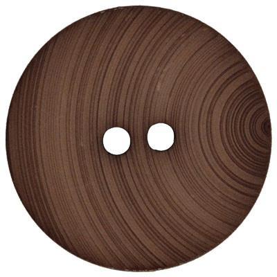  Oversized Button | 2 1/8&quot; Polyamide Button Brown | Pandemonium Millinery | Seattle WA