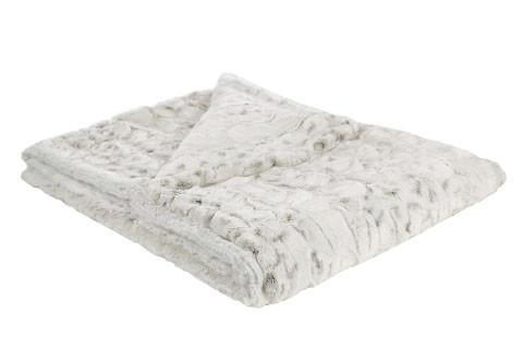 Pet / Dog Blanket - Luxury Faux Fur in Winters Frost