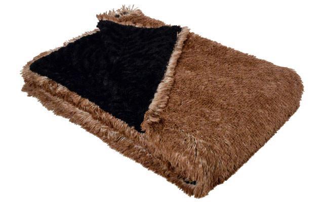 Red Fox &amp; Cuddly Black | Luxury Faux Fur Throws | Pandemonium Millinery