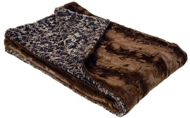 Calico and Cuddly Chocolate | Luxury Faux Fur Throws | Pandemonium Millinery