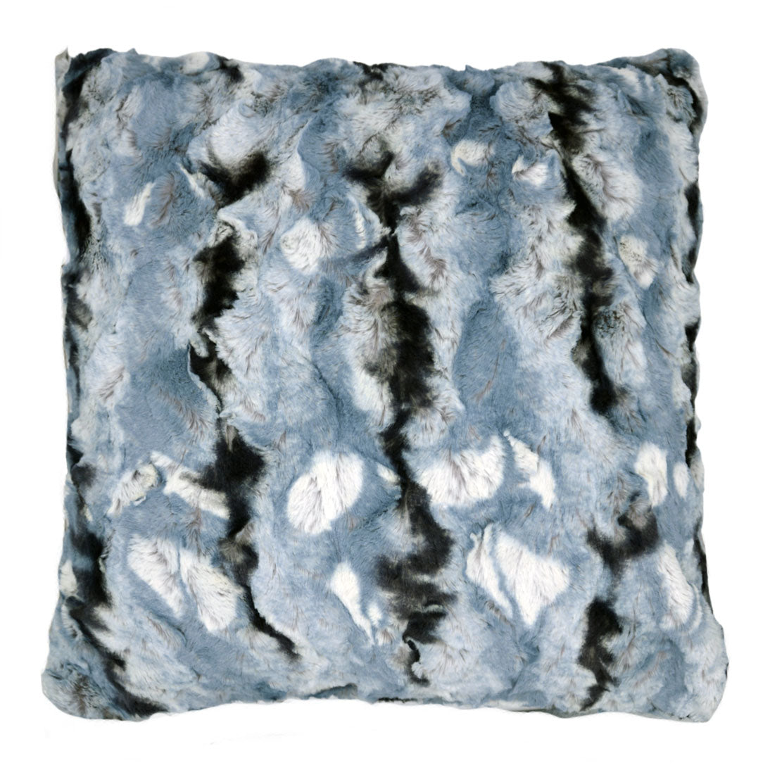 Pillow Sham | White Water Faux Fur | Handmade in the USA by Pandemonium Seattle