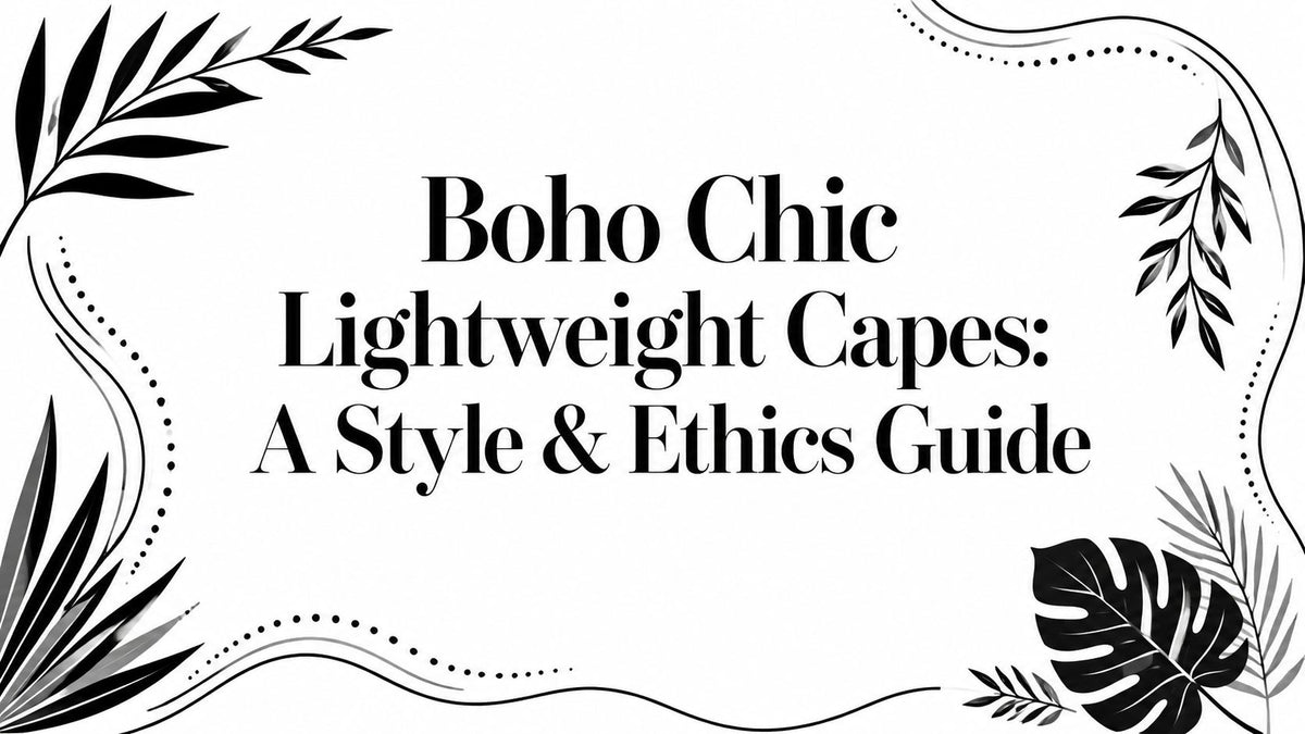 Boho Chic Lightweight Capes: A Style & Ethics Guide