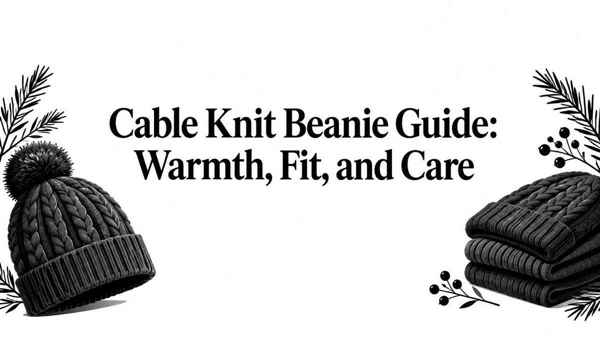 Cable Knit Beanie Guide: Warmth, Fit, and Care