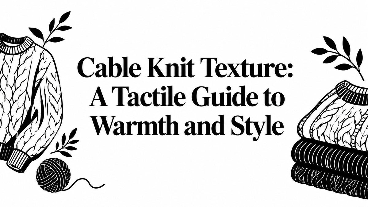 Cable Knit Texture: A Tactile Guide to Warmth and Style