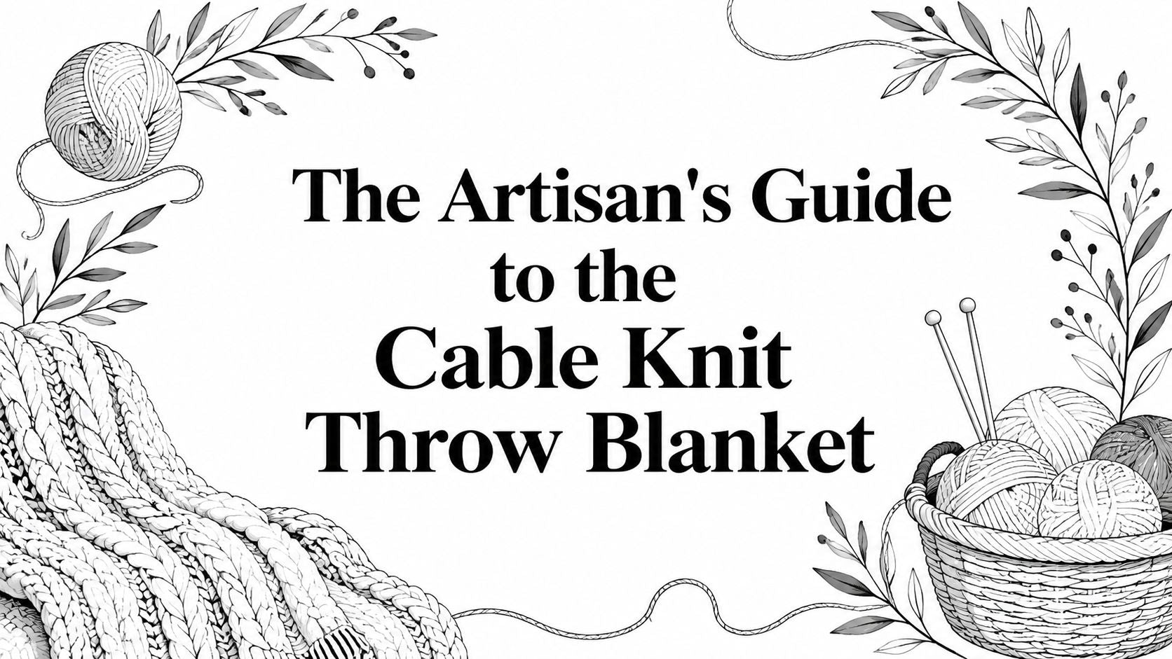 The Artisan's Guide to the Cable Knit Throw Blanket