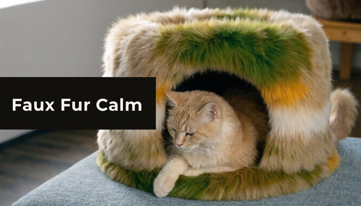 Calming Faux Fur Cat Beds: An Artisan's Guide to Comfort