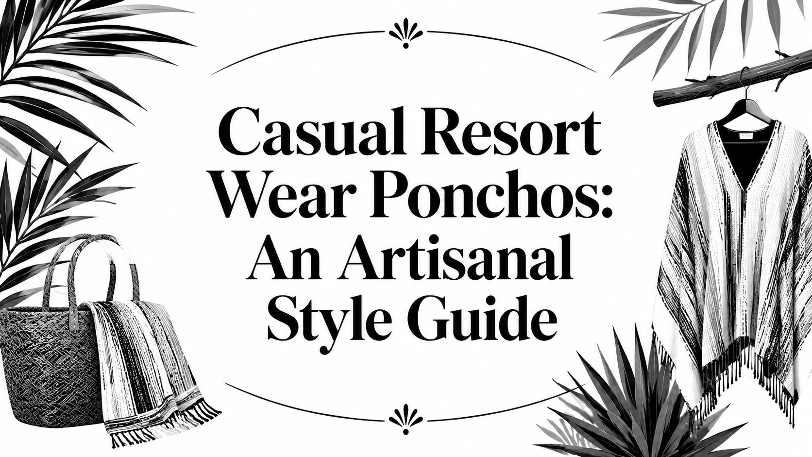 Casual Resort Wear Ponchos: An Artisanal Style Guide