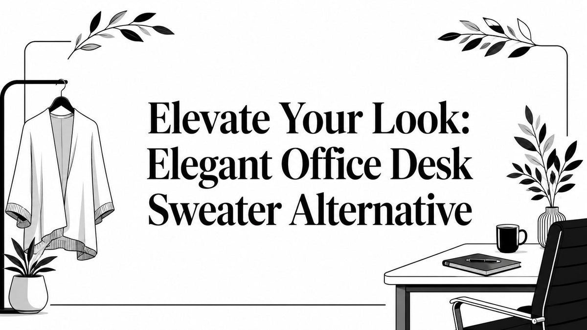 Elevate Your Look: Elegant Office Desk Sweater Alternative