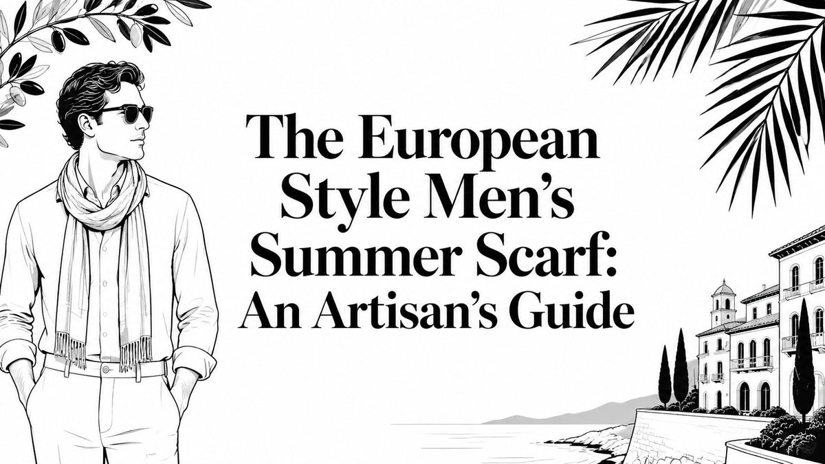 The European Style Men's Summer Scarf: An Artisan's Guide