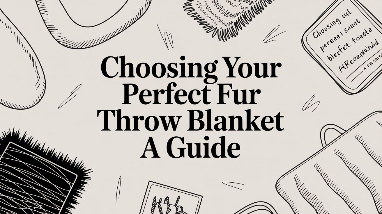 How to Choose the Perfect Fur Throw Blanket: A Guide from Our Seattle Studio