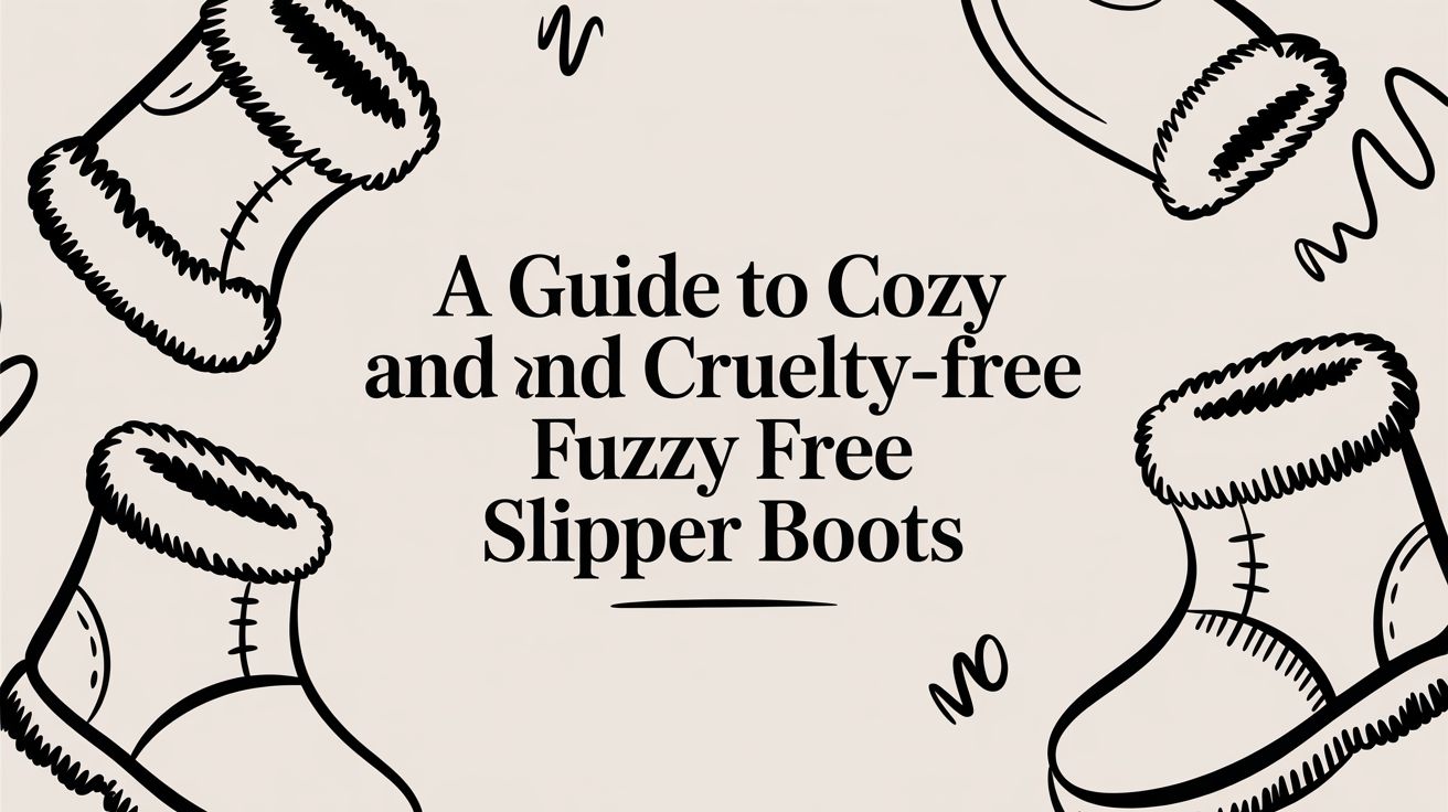 A Guide to Cozy, Cruelty-Free Fuzzy Slipper Boots