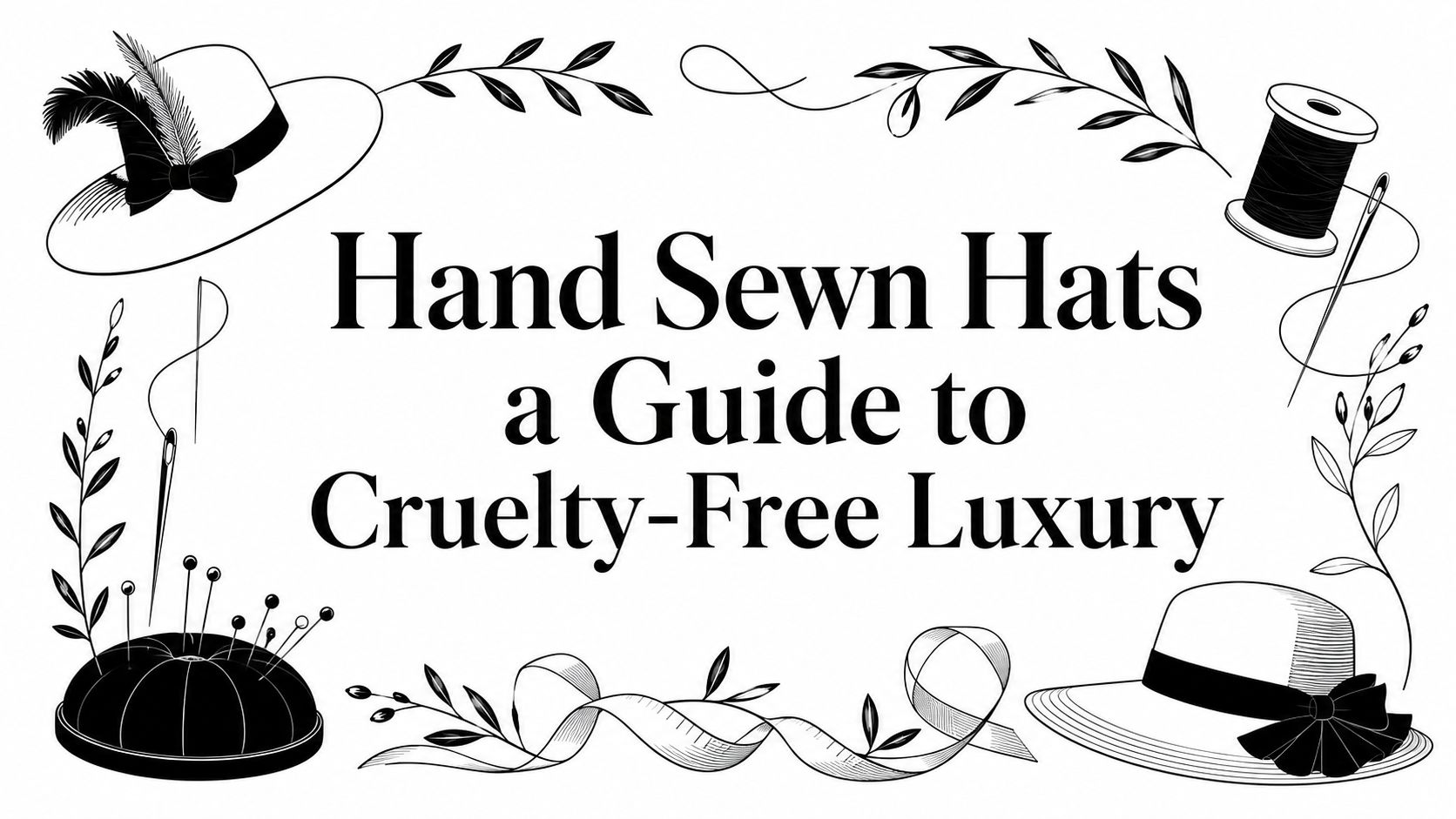 Hand Sewn Hats a Guide to Cruelty-Free Luxury