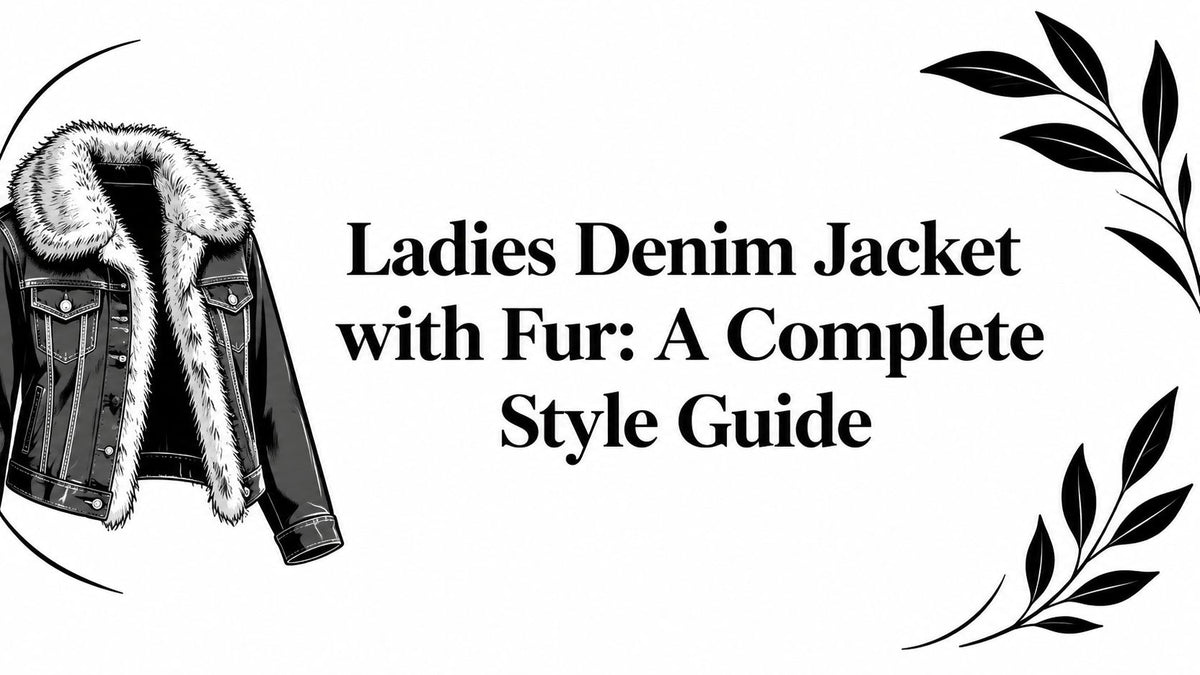 Ladies Denim Jacket with Fur: A Complete Style Guide