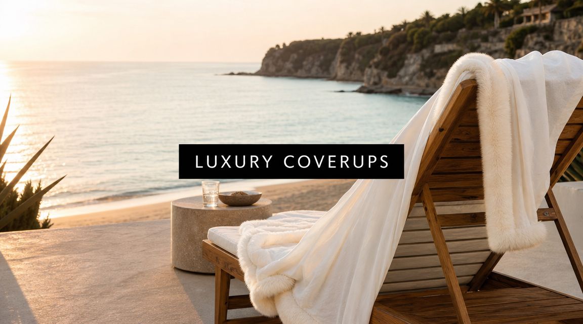 Luxury Beach Coverups with Faux Fur Trim: Unparalleled Style