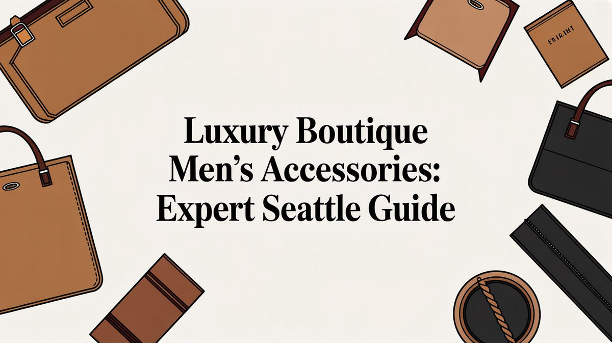 Luxury Boutique Men's Accessories: Expert Seattle Guide