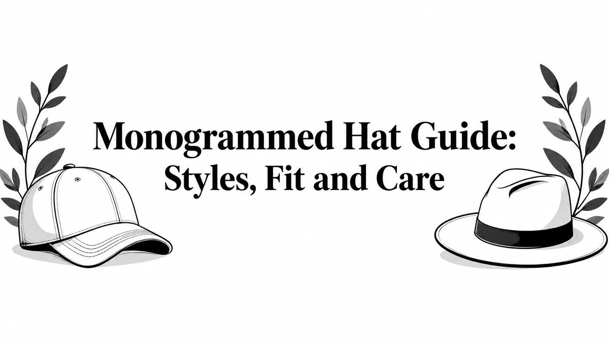 Monogrammed Hat Guide: Styles, Fit and Care