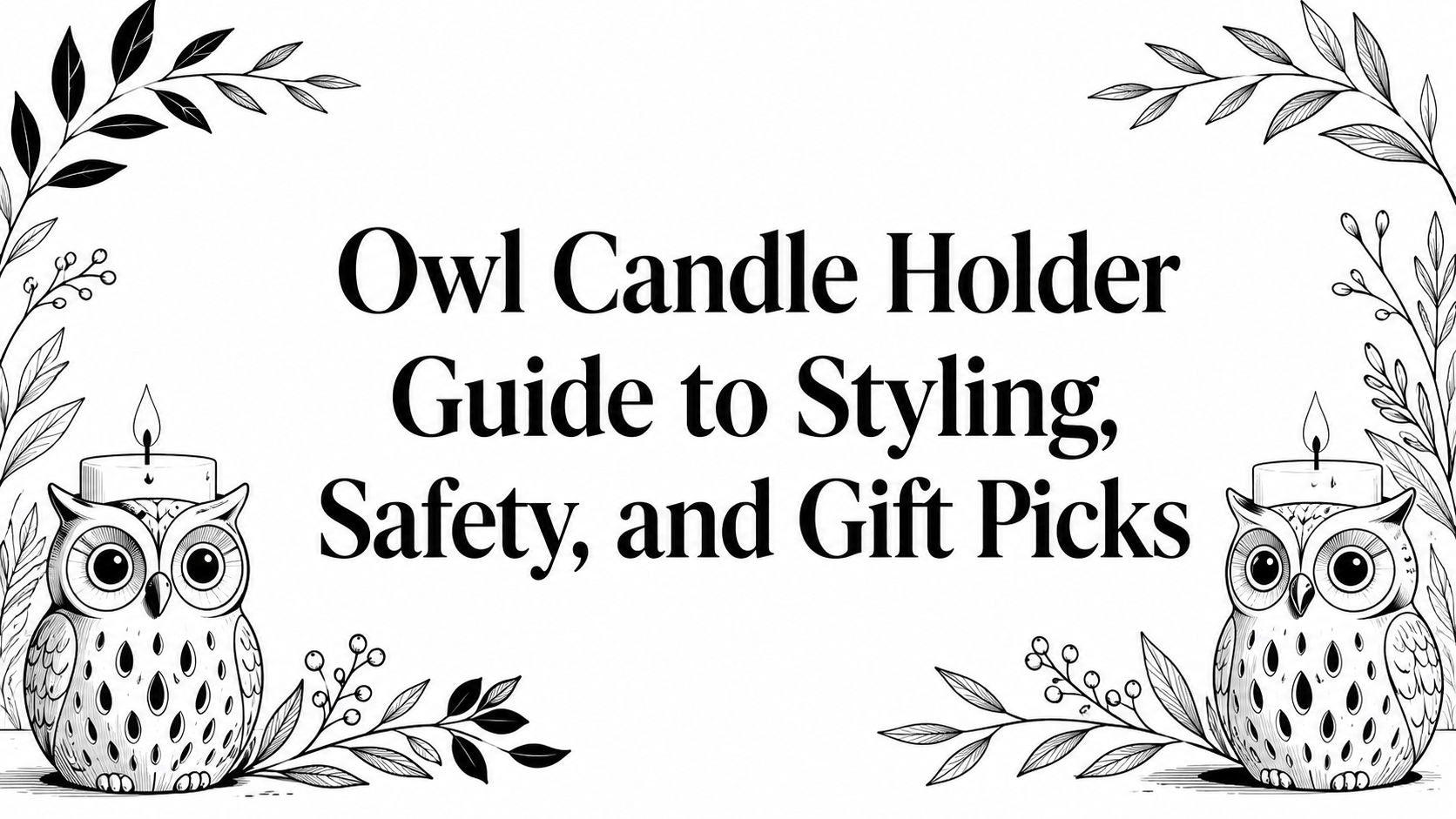 Owl Candle Holder Guide to Styling, Safety, and Gift Picks