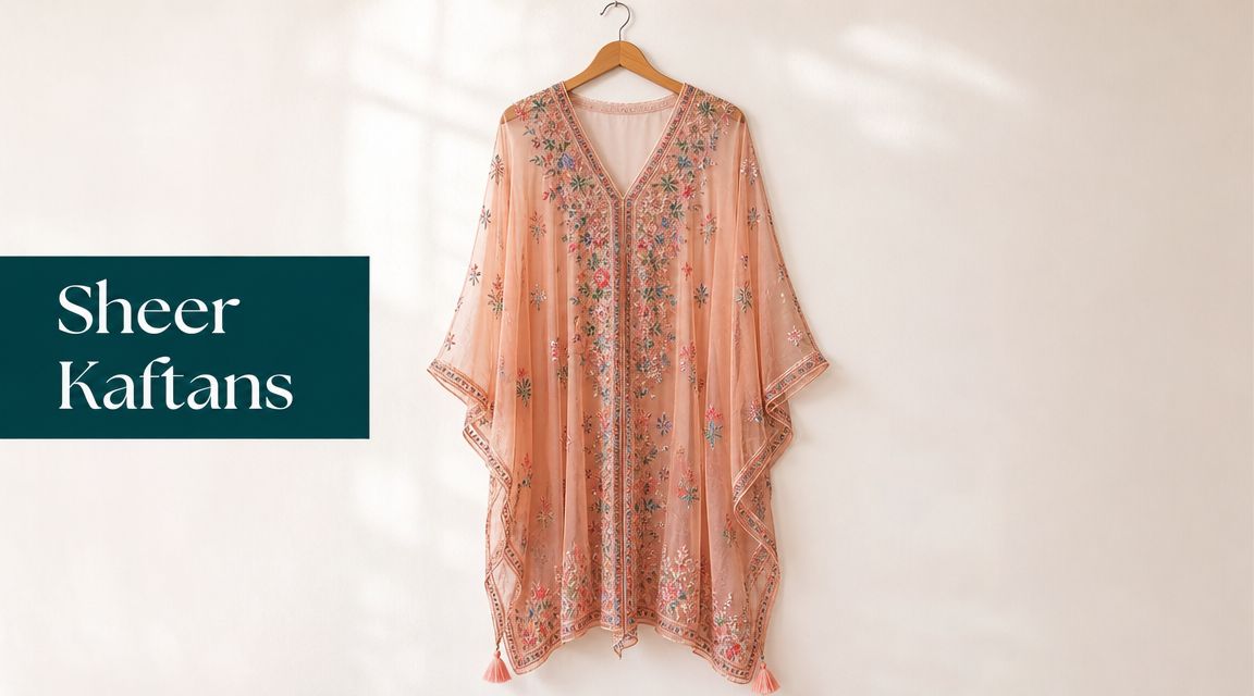 Sheer Kaftans with Artisanal Details: A Buyer's Guide