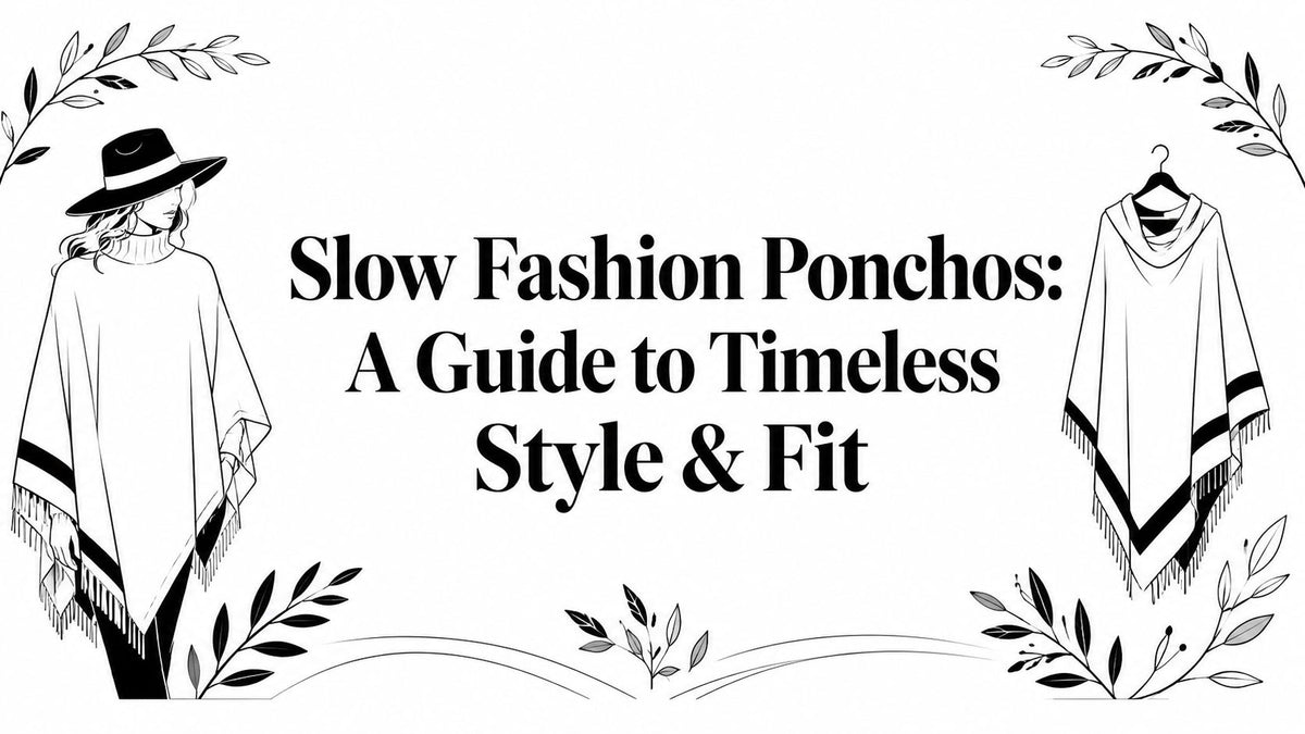 Slow Fashion Ponchos: A Guide to Timeless Style & Fit