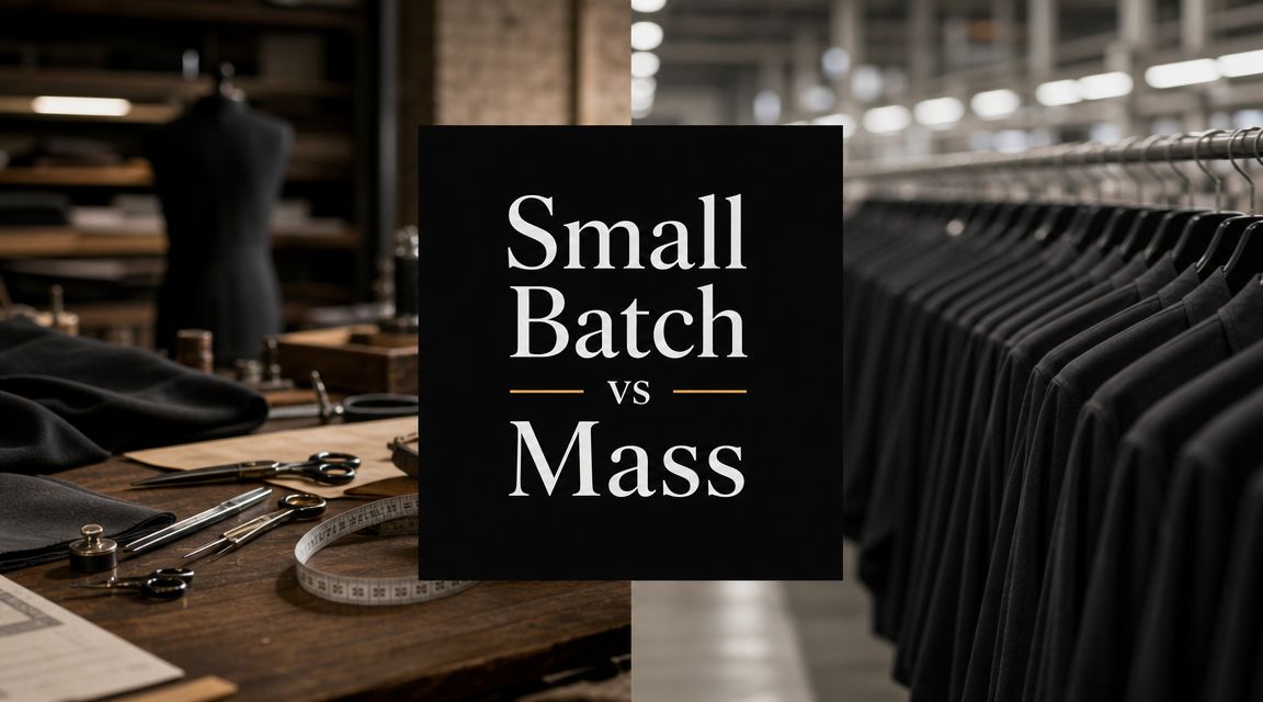 Small Batch Production vs Mass Market Fashion: Small Batch