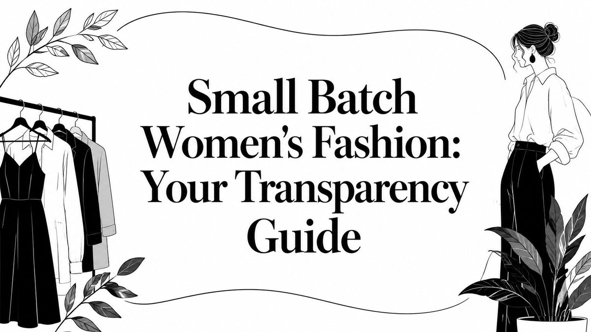 Small Batch Women's Fashion: Your Transparency Guide