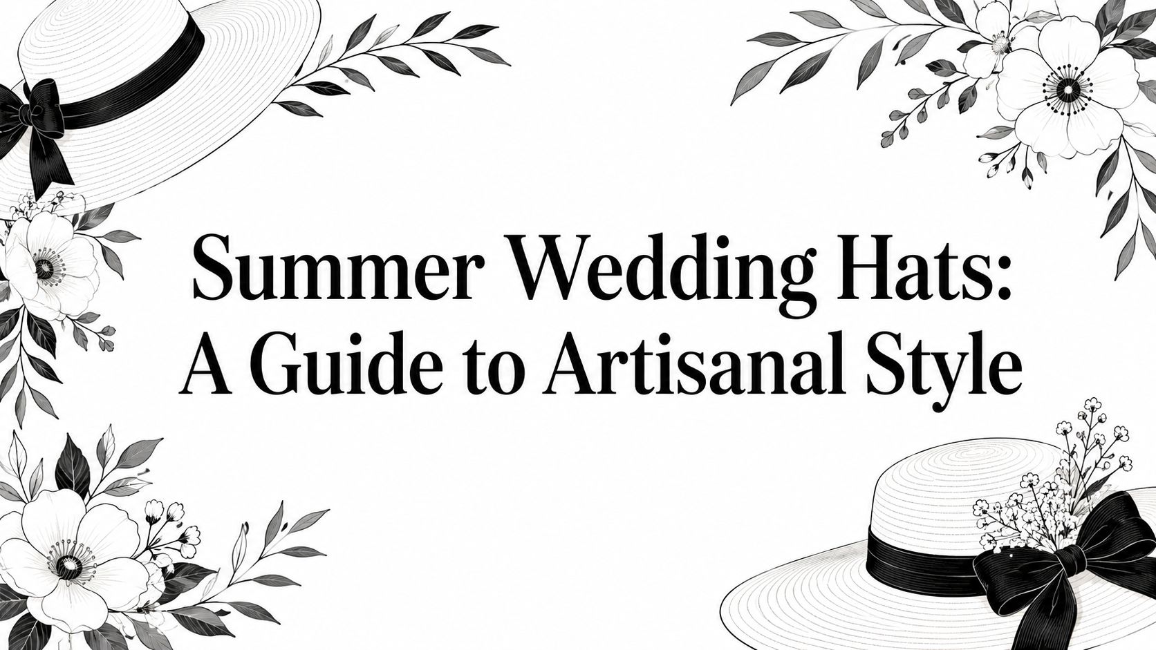 Summer Wedding Hats: A Guide to Artisanal Style