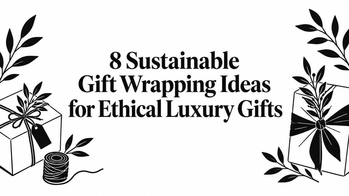 8 Sustainable Gift Wrapping Ideas for Ethical Luxury Gifts
