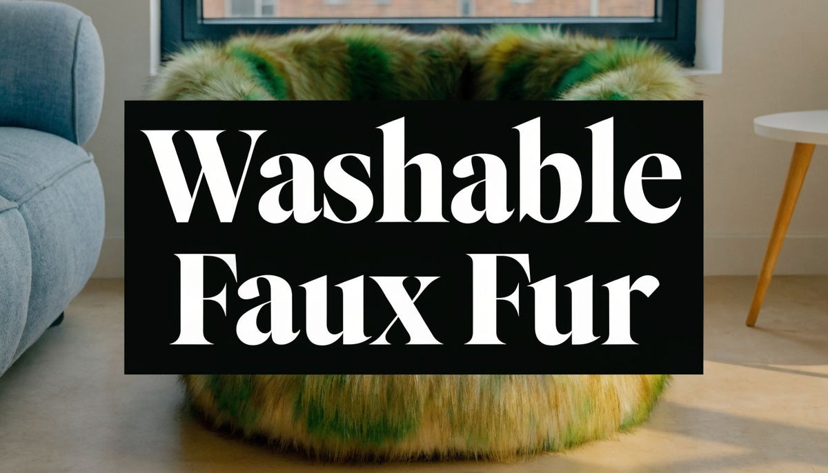 Washable Faux Fur Pet Beds: Artisan-Crafted Luxury