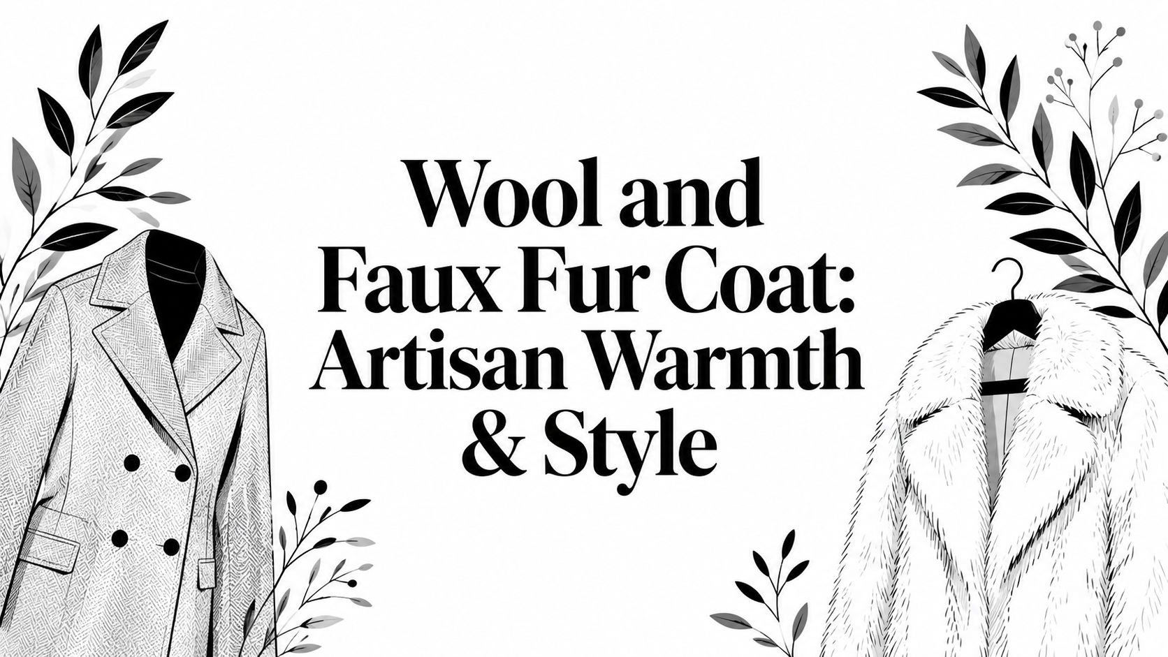 Wool and Faux Fur Coat: Artisan Warmth & Style