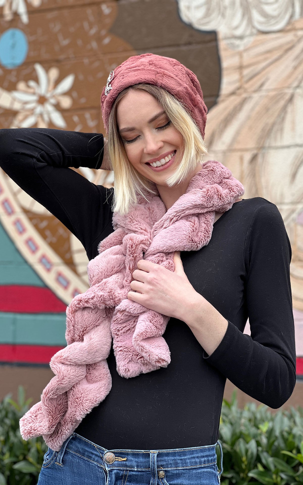 Women’s Scrunchy Scarf Collection | Handmade in Seattle WA | Pandemonium Seattle