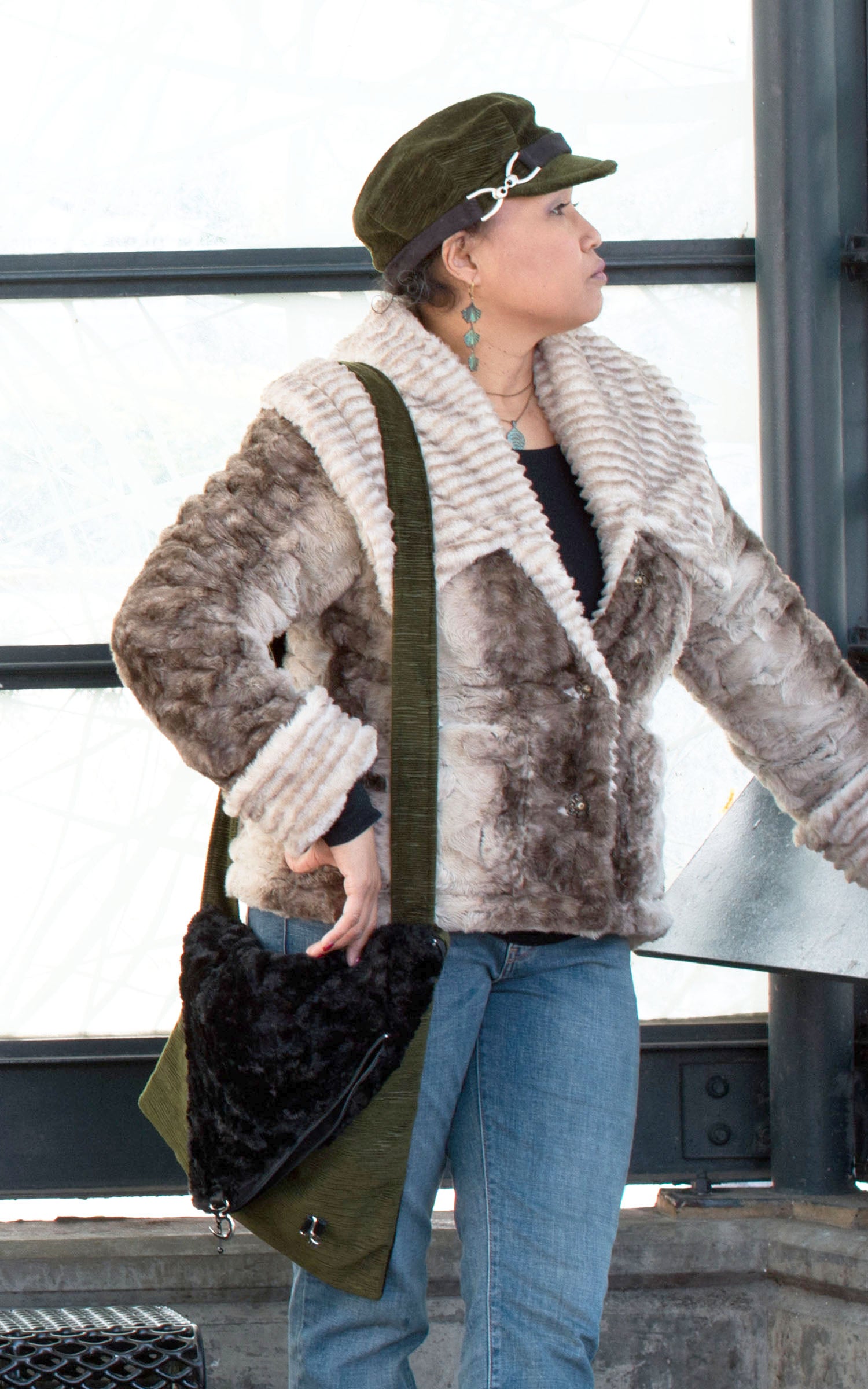 Women’s Naples Messenger Bag Collection | Handmade in Seattle WA | Pandemonium Hats