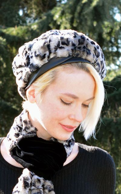 Beret Hat Handmade by Pandemonium Millinery in Seattle, WA