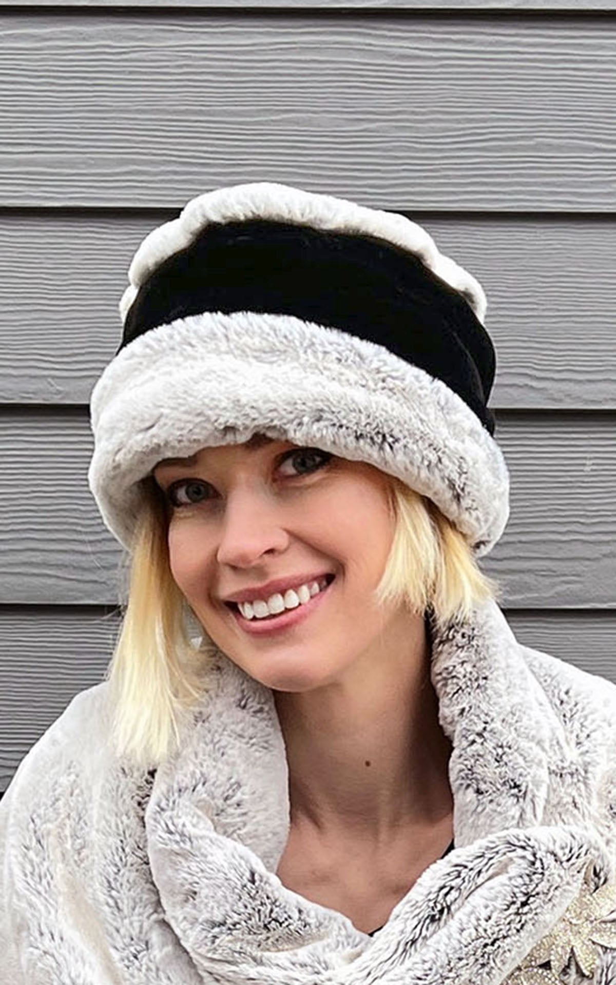 Ana Cloche Hats in assorted fabrics made in USA by Pandemonium Hats