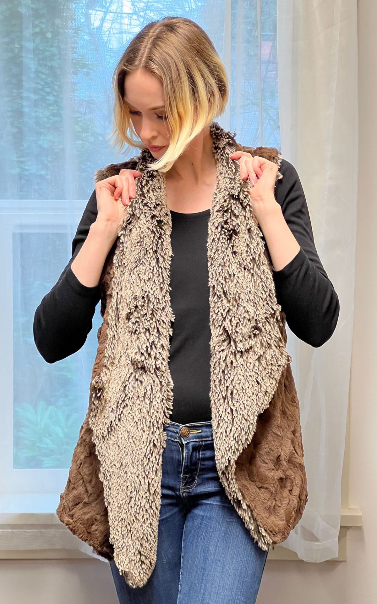 Women’s Asymmetrical Vest Collection | Handmade in Seattle WA | Pandemonium Seattle