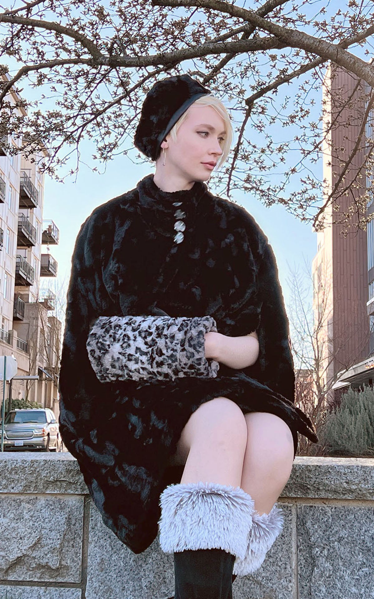 Women’s Long Cape Collection | Handmade in Seattle WA | Pandemonium Seattle