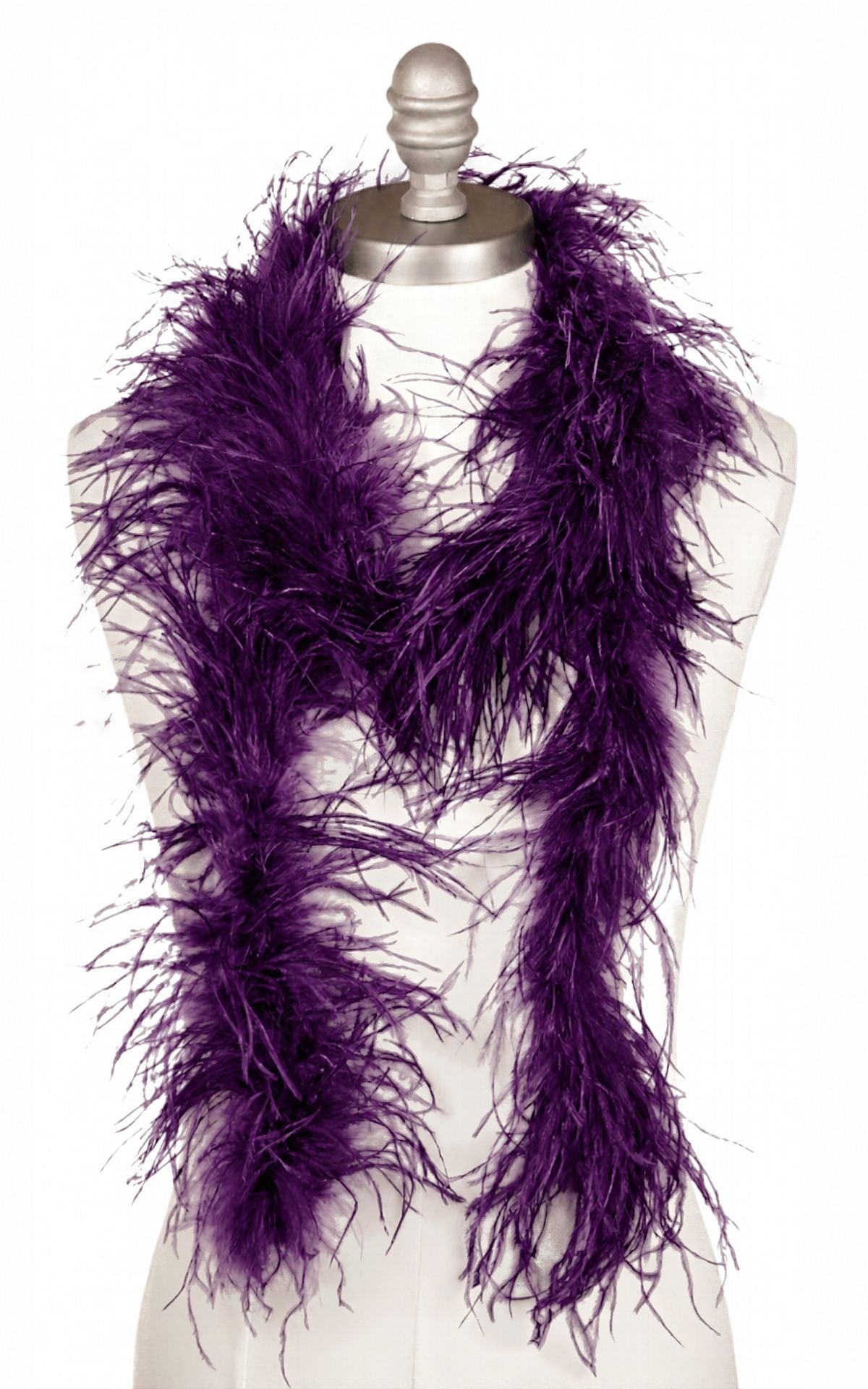 Ostrich Feather Boa | Aubergine | Pandemonium Seattle
