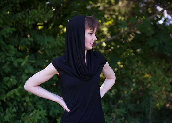 Hooded Cowl Tunic - Solar &amp; Lunar Eclipse, Multi-Style (Limited Availability)