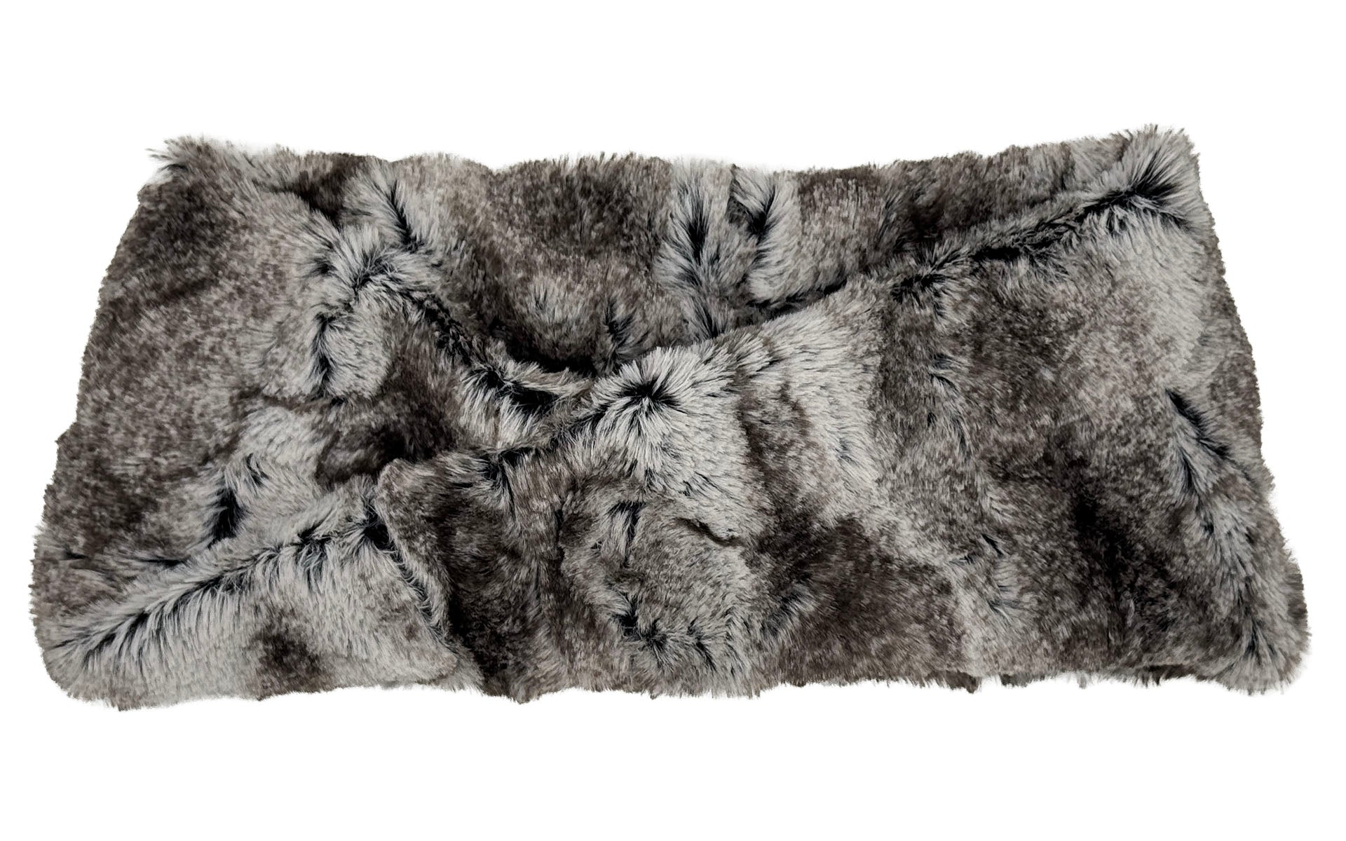 Headband in Classic Luxury Rock Steady Faux Fur. Made in Seattle, WA, USA by Pandemonium Seattle.