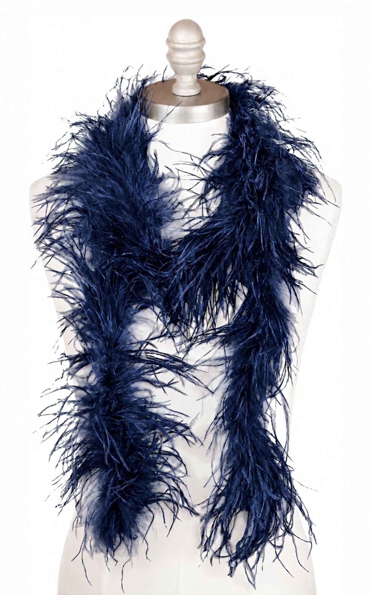 Ostrich Feather Boa | Heirloom Navy | Pandemonium Seattle